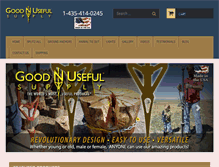 Tablet Screenshot of goodnuseful.com